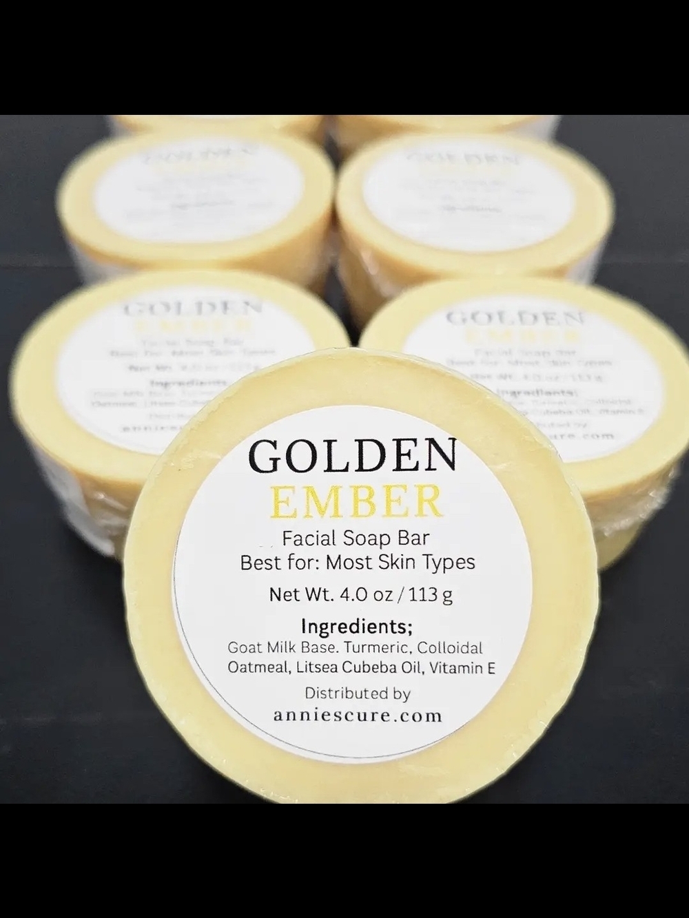 Golden Ember Facial Soap By Annie's Cure